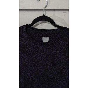Chico's Midnight Violet lightweight fabric basic knit NWT sz. small